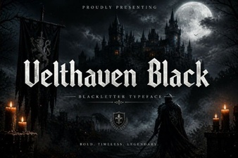 Velthaven Black Font: Bold Design for Creative Projects