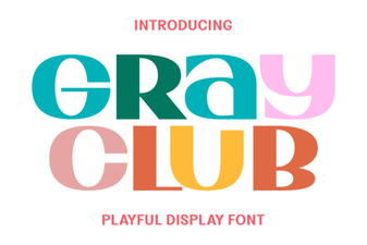 Gray Club Font: Modern Typography for Creative Projects