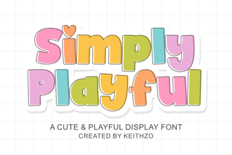 Simply Playful Font for Creative and Fun Design Projects