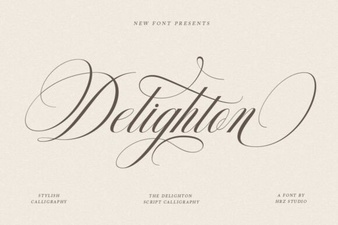 Delighton Script Font for Elegant Creative Designs