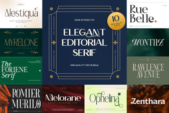 Elegant Editorial Serif Font for Stylish Print and Digital Design