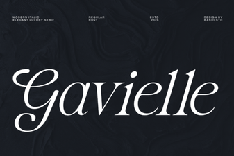 Gavielle Font – Elegant Serif Typeface for Modern Design